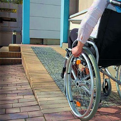 Rollstuhlrampen Neigung